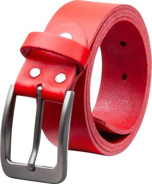 COLOGNEBELT Ledergürtel OM411-SL-Rot MADE IN GERMANY,