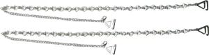Einkaufszauber BH-Träger Schmuck BH-Träger Herzerl silber