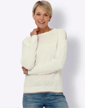 Sieh an! Strickpullover Langarm-Pullover