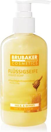 BRUBAKER Handseife Flüssigseife mit Milch und