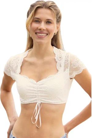 Nina Von C. Dirndlbluse Spitzen Bluse