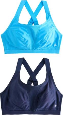 Next Set: Sport-BH 2er-Pack Sport-Kurztops mit