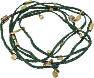 Guru-Shop Perlenkette Makramee Kette, verwandelbare Boho