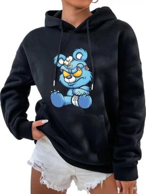 RMK Kapuzenpullover Damen Pullover Pulli Hoodie