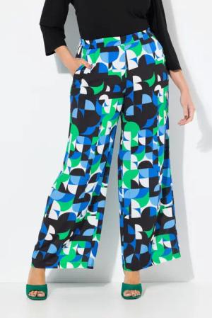 Ulla Popken Schlupfhose Hose grafischer Druck