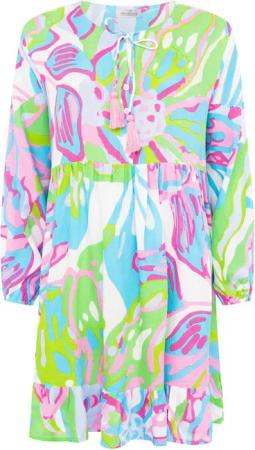 Zwillingsherz Sommerkleid Zwillingsherz Kleid Blumen Kunst
