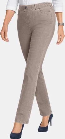GOLDNER Bequeme Jeans Edel geschmückte Jeansschlupfhose