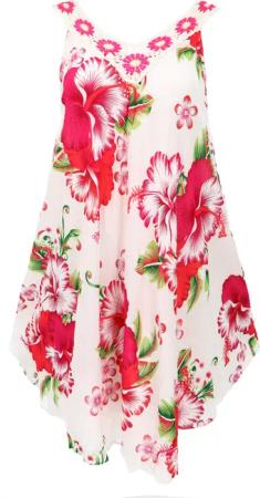 Guru-Shop Midikleid Plus Size Boho Minikleid,