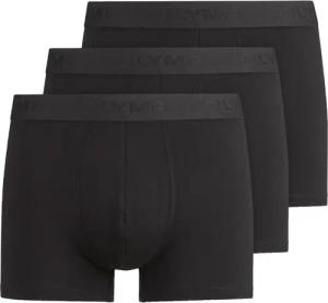 OLYMP Boxershorts, (Packung, 3 St., 3er), mit Ton-in-Ton Markenlogo