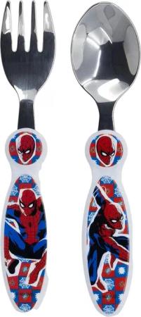Stor Kinderbesteck 2 tlg. Spiderman Kinder
