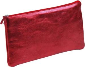 CLAIREFONTAINE Federtasche Schlampermäppchen Leder flach 22x11cm