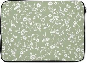 MuchoWow Laptop-Hülle Blumen - Druck -