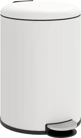 HOMCOM Mülleimer 20L, mit Deckel, Fußpedal,