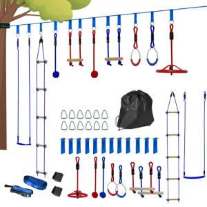 AIYAPLAY Slackline Ninja Warrior Hindernisparcours für