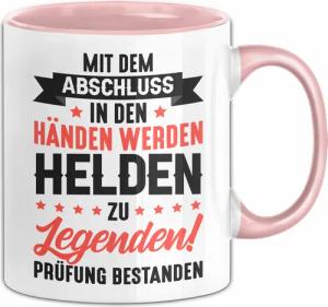 Trendation Tasse Prüfung Bestanden Geschenk Tasse