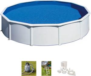 Gre Rundpool FIDJI inkl. Zubehör (Set,