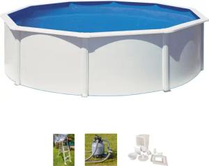 Gre Rundpool FIDJI inkl. Zubehör (Set,
