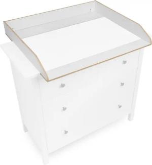 jonka Wickelaufsatz Weiß, für IKEA Hemnes