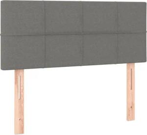 vidaXL Kopfteil LED Kopfteil Dunkelgrau 80x5x78/88