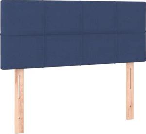 vidaXL Kopfteil LED Kopfteil Blau 80x5x78/88