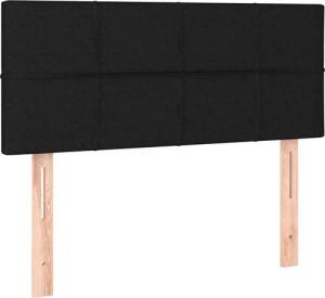 vidaXL Kopfteil LED Kopfteil Schwarz 90x5x78/88