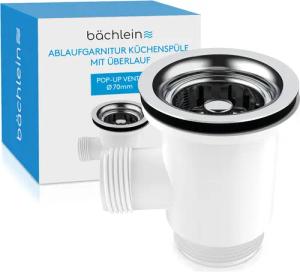 Bächlein Ablaufgarnitur Pop-Up Küche Mini