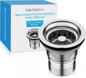 Bächlein Ablaufgarnitur Pop-Up Küche Mini