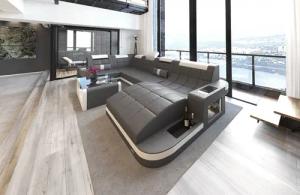 Sofa Dreams Wohnlandschaft Leder Ledercouch Sofa