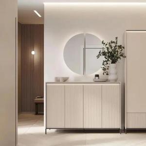 Compleo Kommode + Spiegel, Garderobenmöbelset/ Schlafzimmer