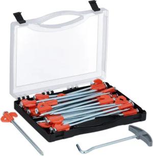 relaxdays Zelthering Felsbodenhering 30er Set mit