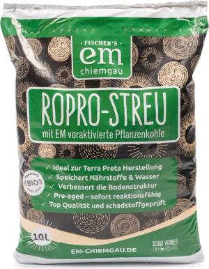 Fischer's EM-Chiemgau Bodenverbesserer RoPro-Streu Bio Pflanzenkohle,