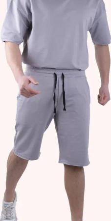 Megaman Jeans Sporthose Kurze Hose Trainingshose
