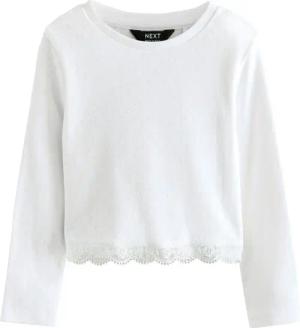 Next Langarmshirt Langarmshirt mit Spitzenbesatz und