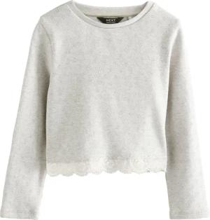 Next Langarmshirt Langarmshirt mit Spitzenbesatz und