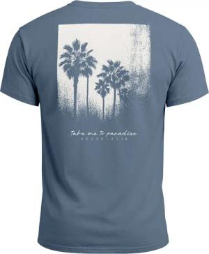 Neverless Print-Shirt Herren T-Shirt Backprint Sommer-Shirt