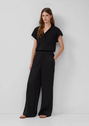 s.Oliver Stoffhose Twillhose mit Eingrifftaschen und