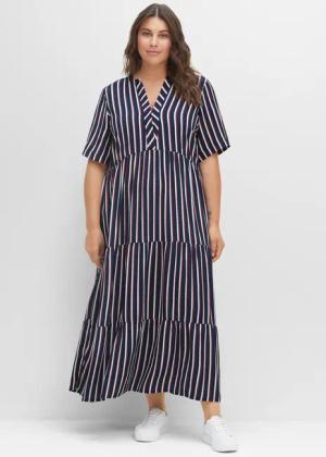Sheego Etuikleid Maxikleid