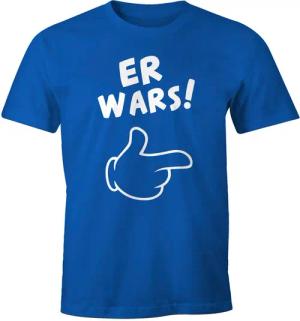 MoonWorks Print-Shirt Herren T-Shirt Er wars