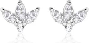 Unique Paar Ohrstecker 925er Silber Ohrstecker für Damen mit Zirkonia von Unique