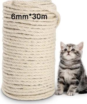 LEAZZLE Kratzbaum Seil 30m,Katzenbaumseil für Kratzbaum-Ersatz,