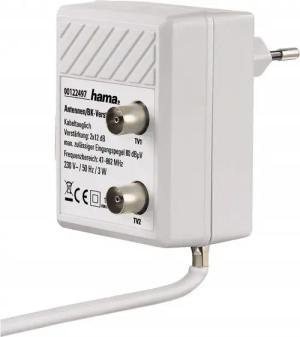 Hama 2-Fach TV Verteiler Antennen-Verstärker Audioverstärker