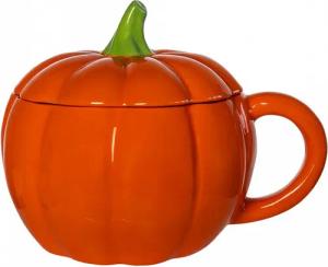 Horror-Shop Tasse Halloween Kürbis Tasse mit