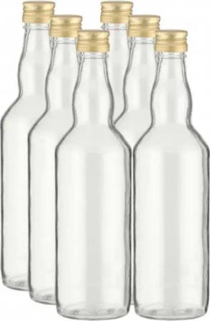 axentia Trinkflasche Glasflasche, ca. 500 ml,