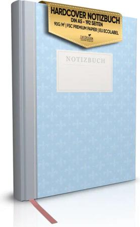 LifeDesign Notizbuch "Lilie" DIN A5 Skizzenbuch,