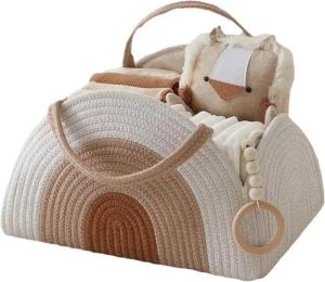 Coonoor Allzweckkorb Tragbarer Allzweckkorb, Baby Windeltasche,