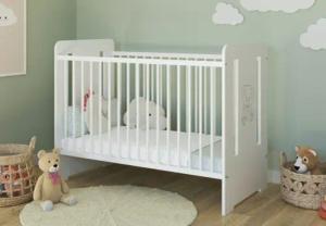 Kids Collective Babybett Gitterbett höhenverstellbar, herausnehmbare