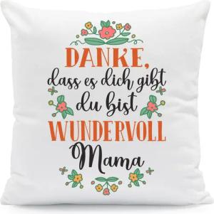 GRAVURZEILE Zierkissen mit Spruch - Danke,