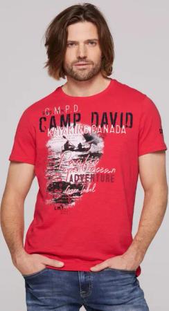 CAMP DAVID Rundhalsshirt aus Baumwolle