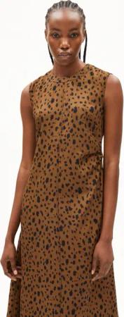 Armedangels Jerseykleid EMALANAA LEOPAA Webkleid aus