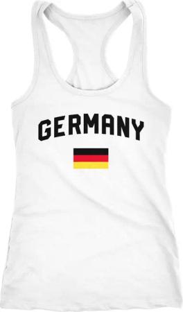 MoonWorks Tanktop Damen Deutschland Tanktop Fußball